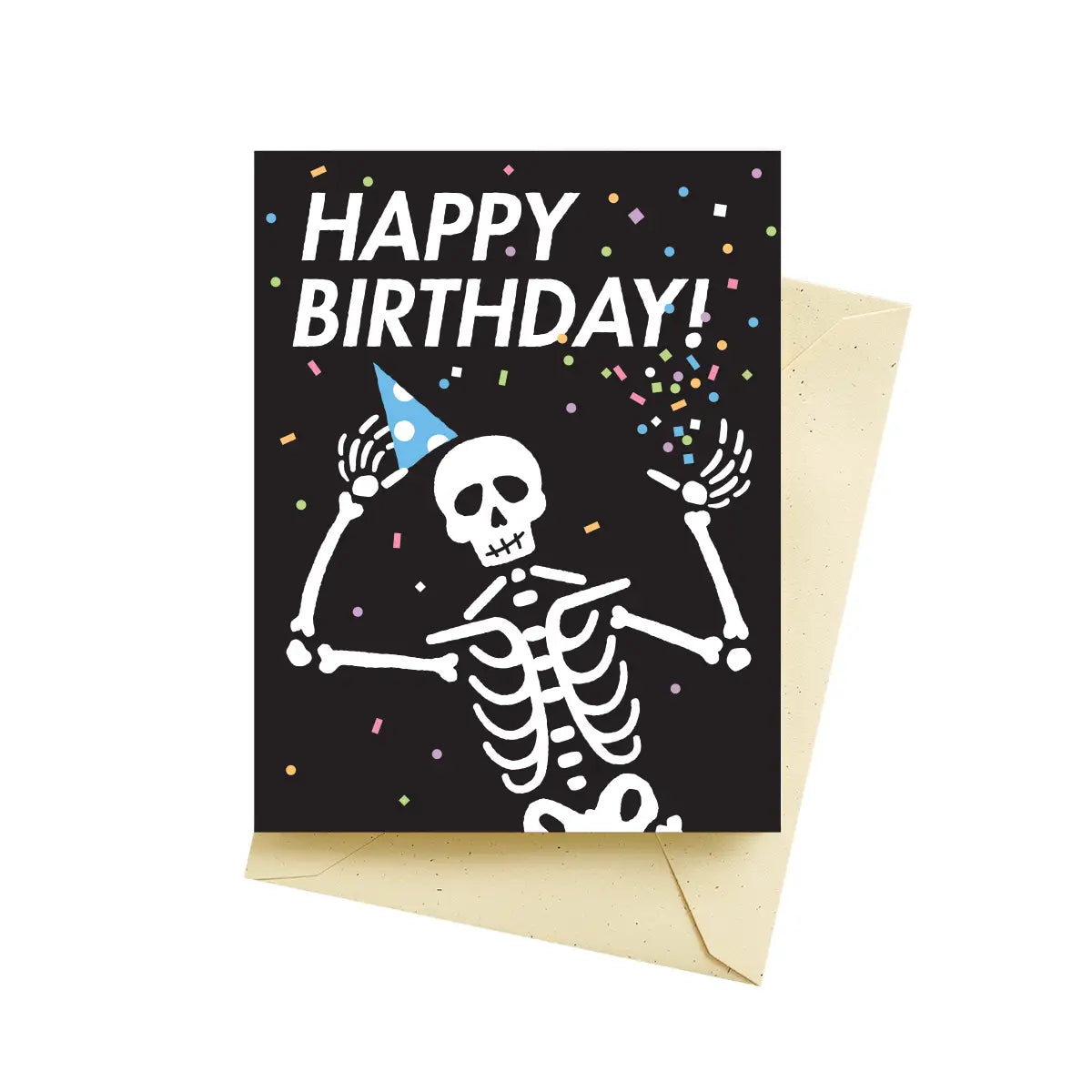 Seltzer Goods Greeting Card - Birthday Skeleton