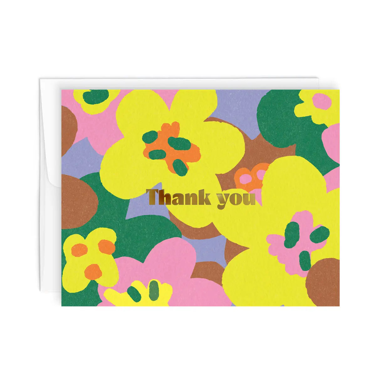 Paperole Greeting Card - Pretty Flowers Thank You