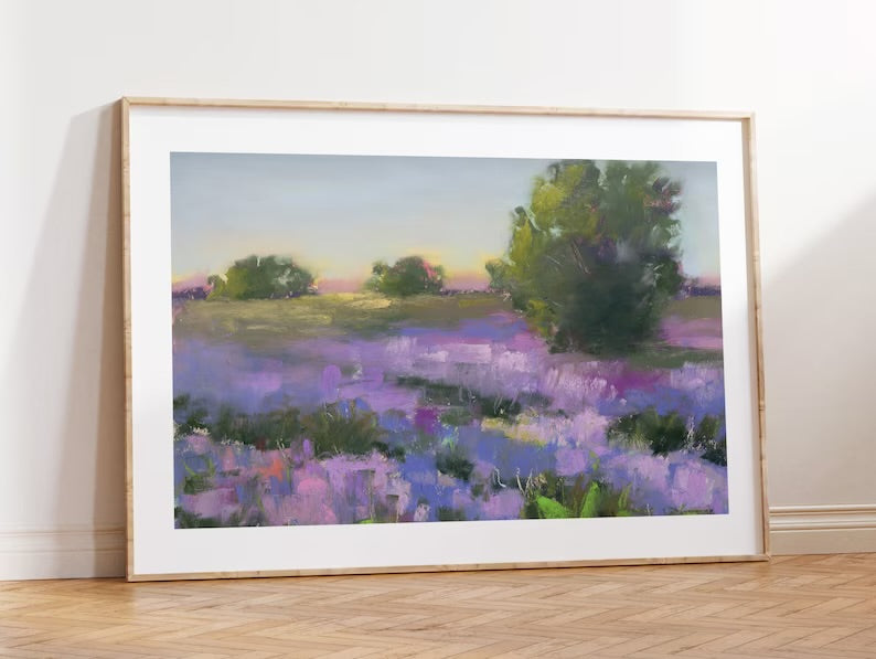 Janna Wilton Art Print - Lavender Glow 9x12