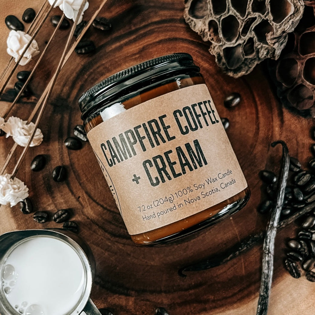 Lawrencetown Candle Co. Jar Candle - Campfire Coffee + Cream