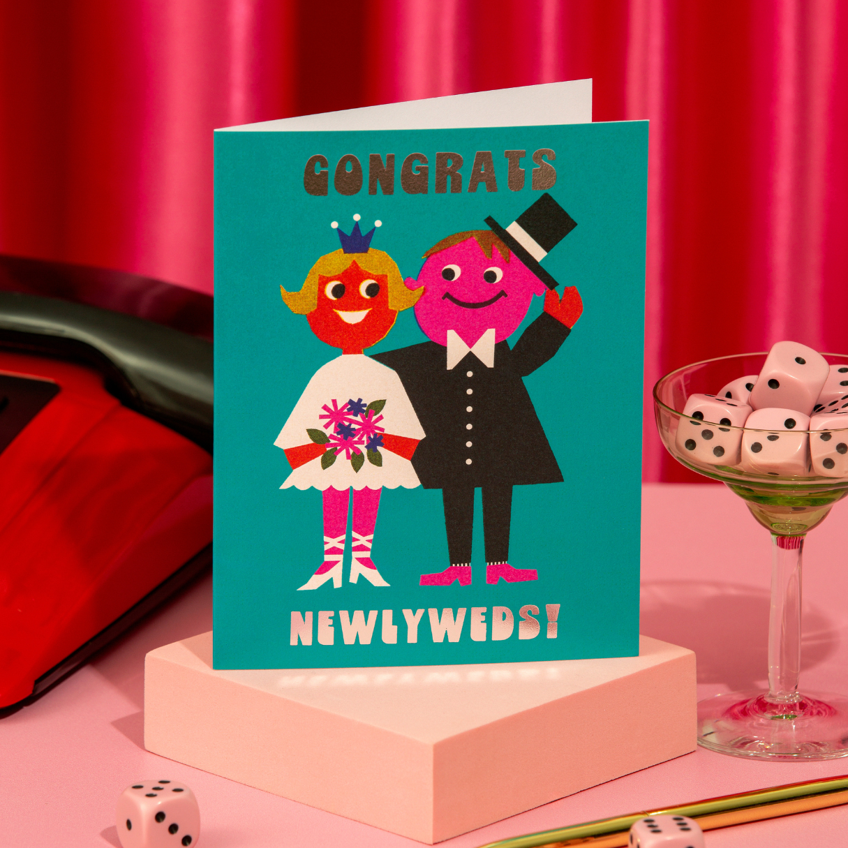 Greeting Card - Congrats Newlyweds!