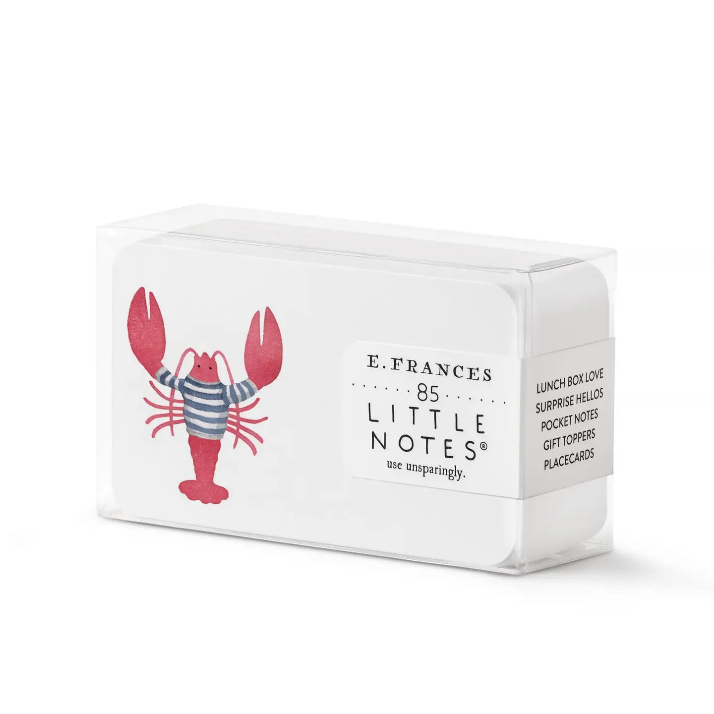 E Frances Boxed Little Notes - Lobster