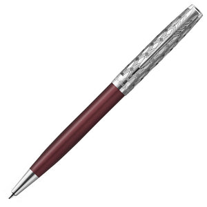 Parker Sonnet Ballpoint Pen - Metal & Red