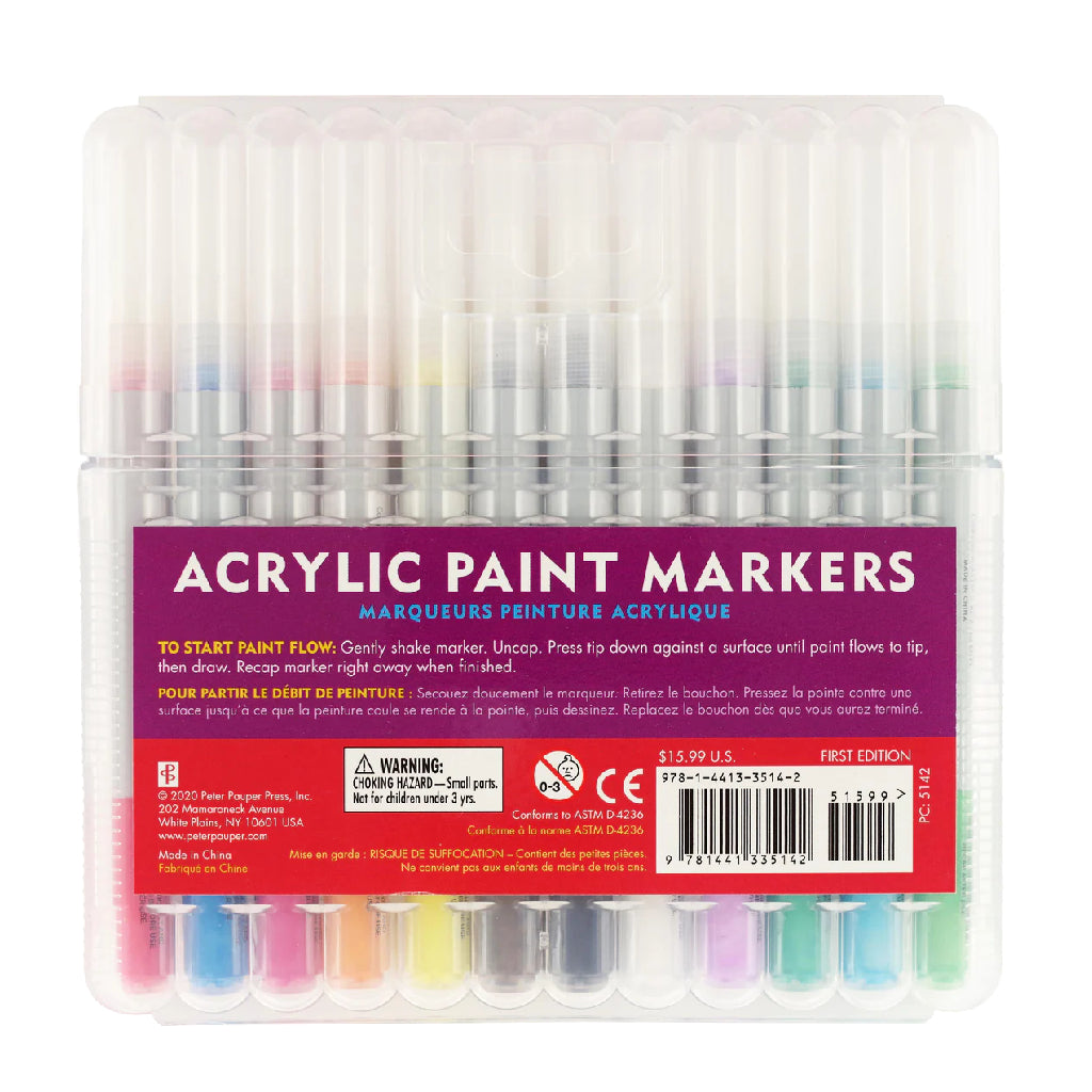 Studio Series Acrylic Paint Markers - Set of 12
