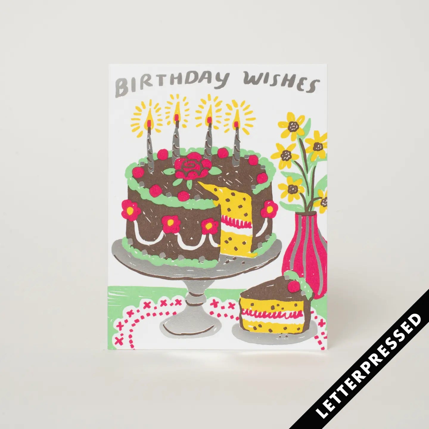 Egg Press Greeting Card - Birthday Wishes