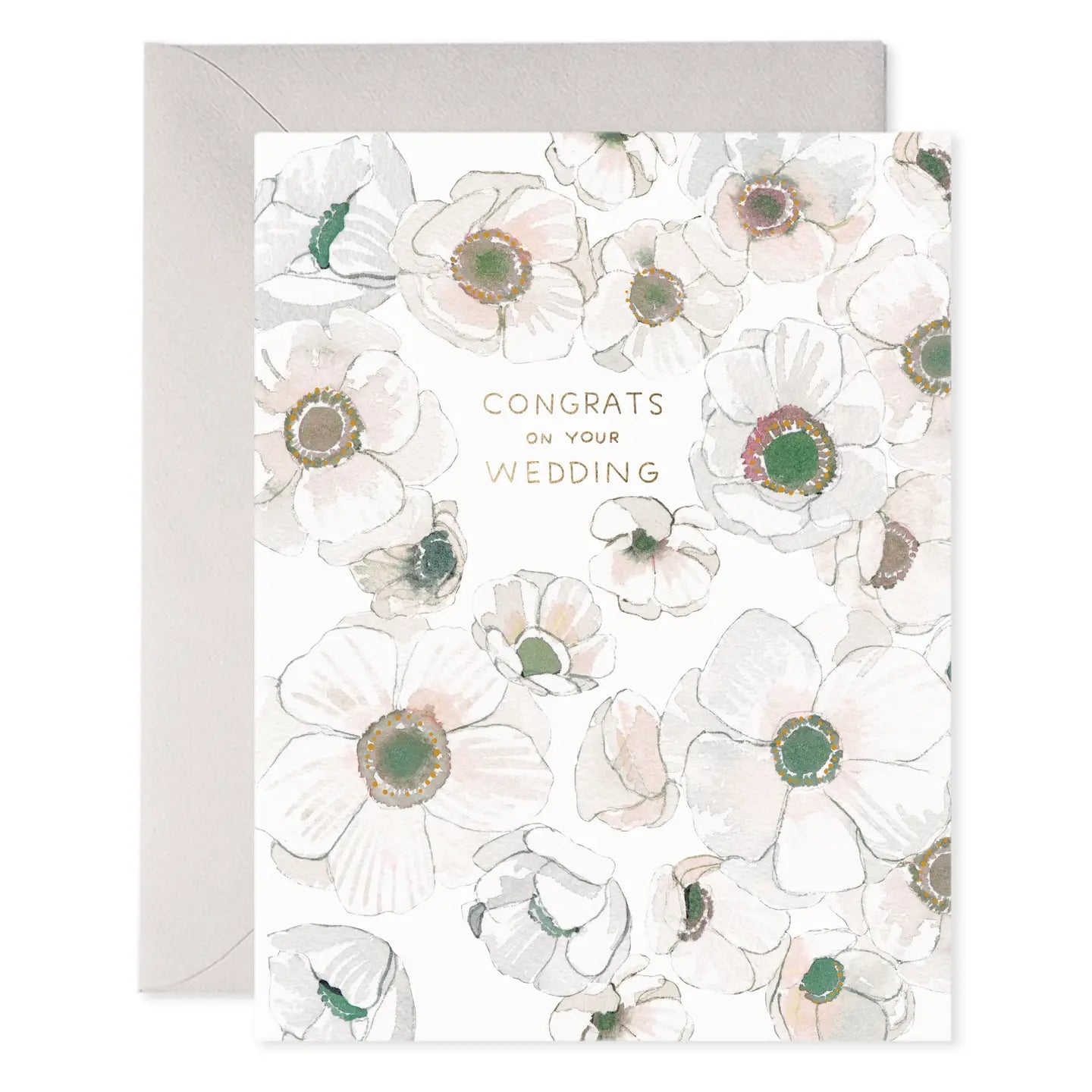 E Frances Greeting Card - White Flower Wedding