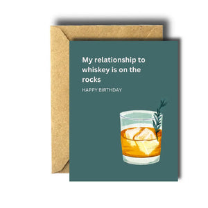 Bee Unique Greeting Card - Whisky