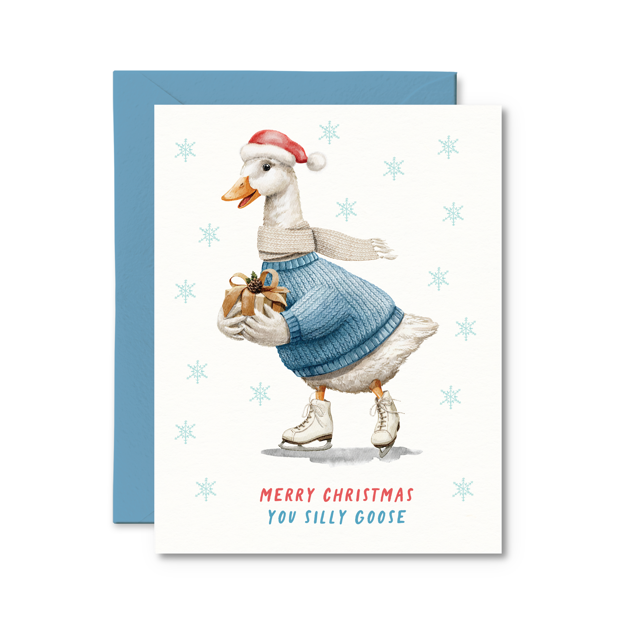 Greeting Card - Merry Christmas You Silly Goose