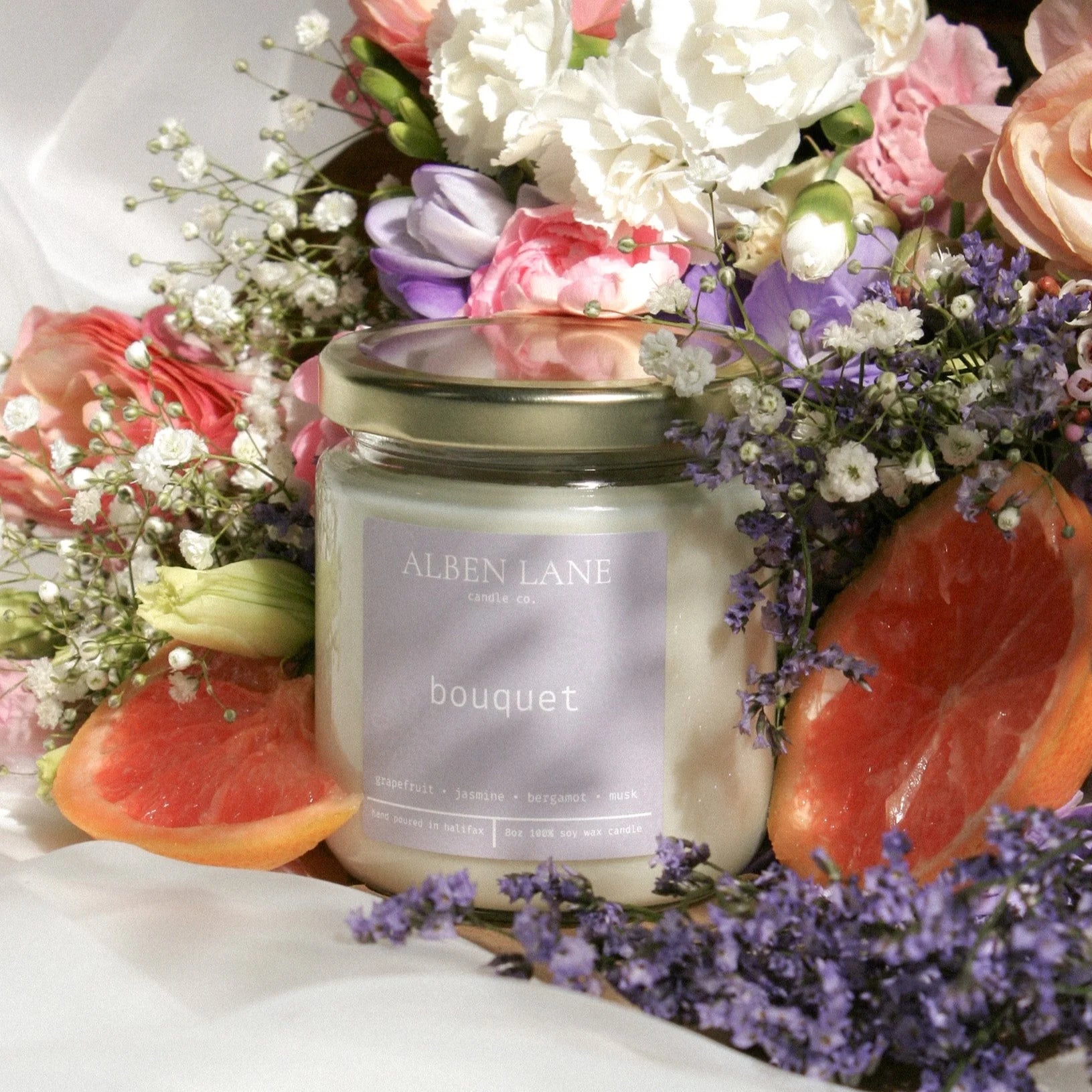 Alben Lane Candle Co. Jar Candle - Bouquet