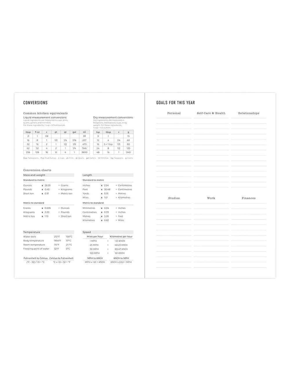 2026 A5 Planner - La Belle Nature Bleu
