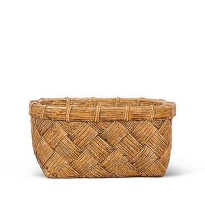 Wide Weave Rectangle Planter - Small
