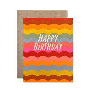 Hartland Brooklyn Greeting Card - Birthday Ricrac