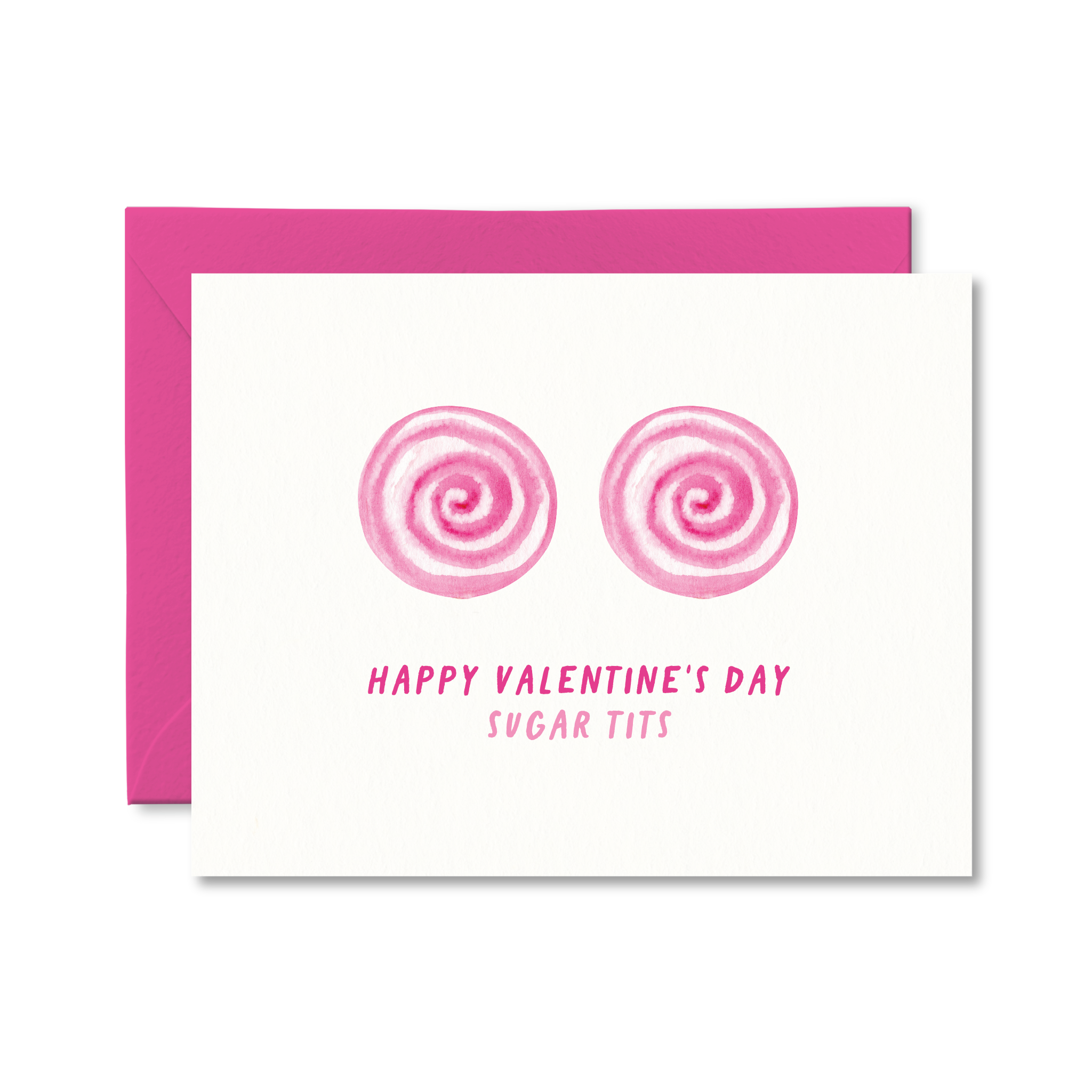 Greeting Card - Happy Valentine's Day Sugar Tits