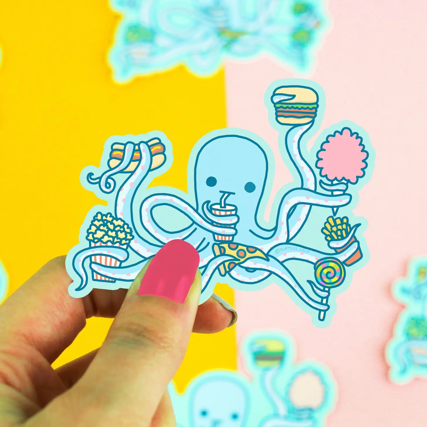 Sticker - Hungry Octopus