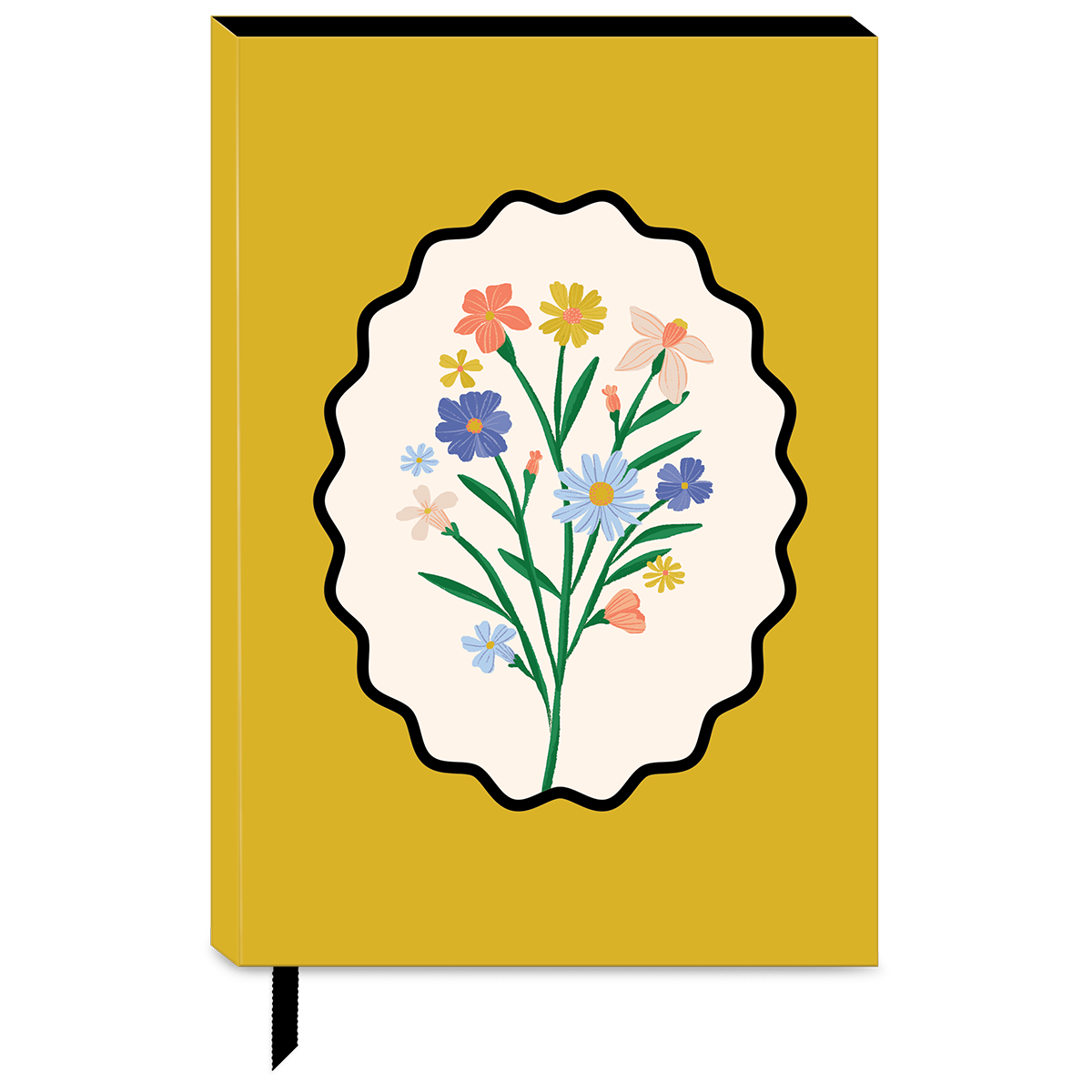 Notebook - Vintage Borders Flowers – Duly Noted Stationery