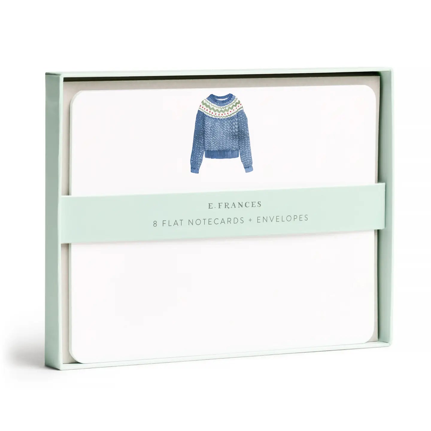 E Frances Boxed Flat Notes - Sweater Weather