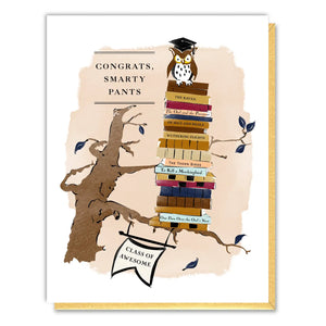Driscoll Design Greeting Card - Wise Owl Graduation