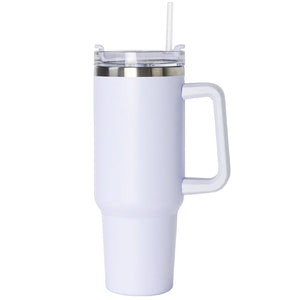Stainless Steel Tumbler in White