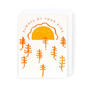 Homework Letterpress Studio Greeting Card - Always By Your Side