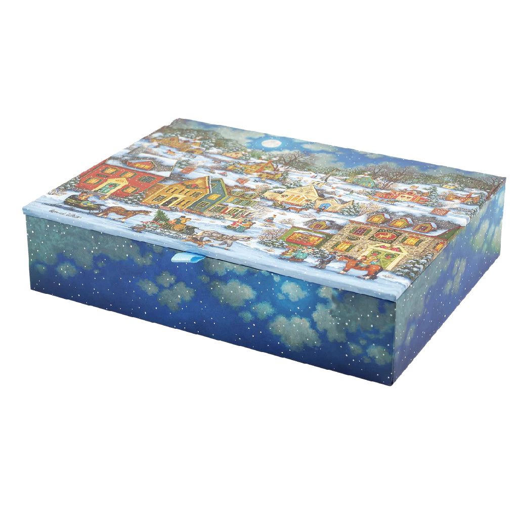 Peter Pauper Press Boxed Notes - Festive Village