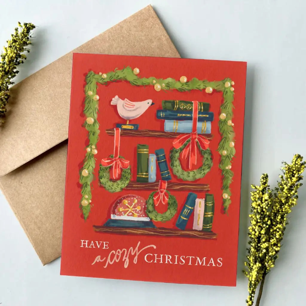Julep and Trubbs Greeting Card - Cozy Christmas