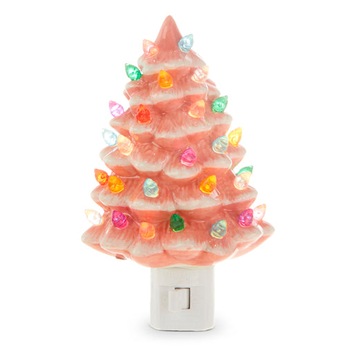 Vintage Tree Night Light - Pink