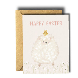Poplar Paper Co. Greeting Card - Sheep and Peep