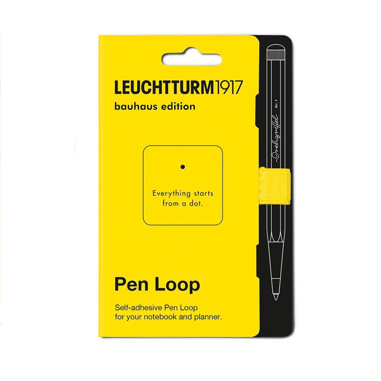 LEUCHTTURM1917 Pen Loop - Lemon, Bauhaus Edition