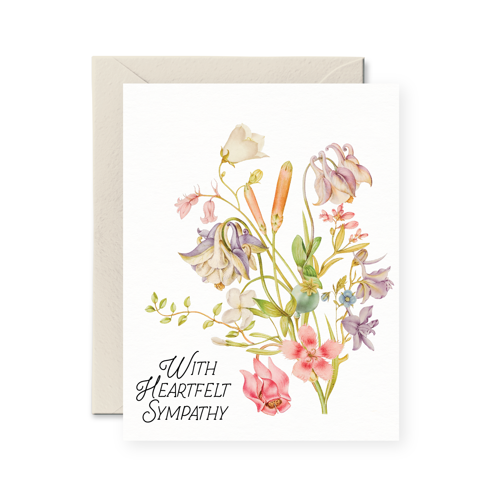 Greeting Card - With Heartfelt Sympathy