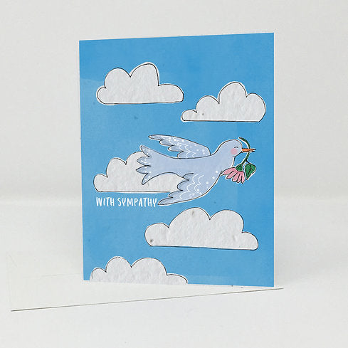 Jill + Jack Plantable Greeting Card - Sympathy Bird