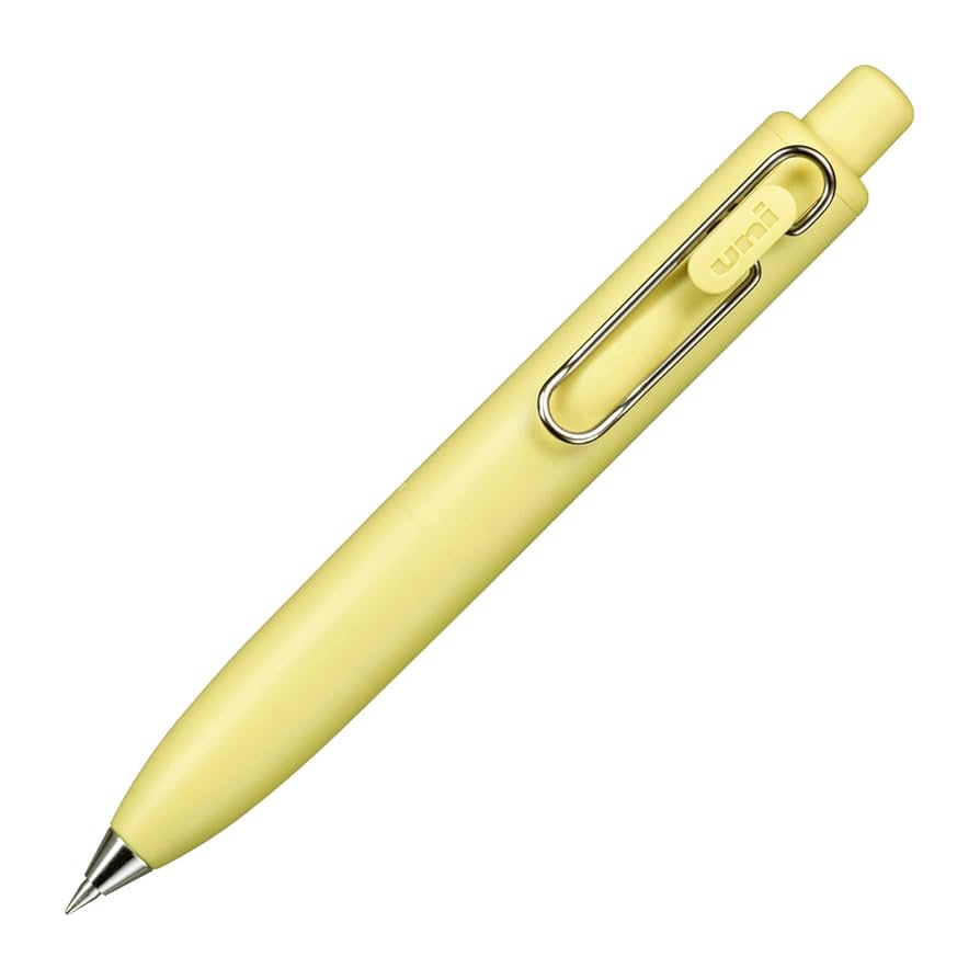 Uni-Ball ONE P Gel Rollerball Pen - Banana Yellow