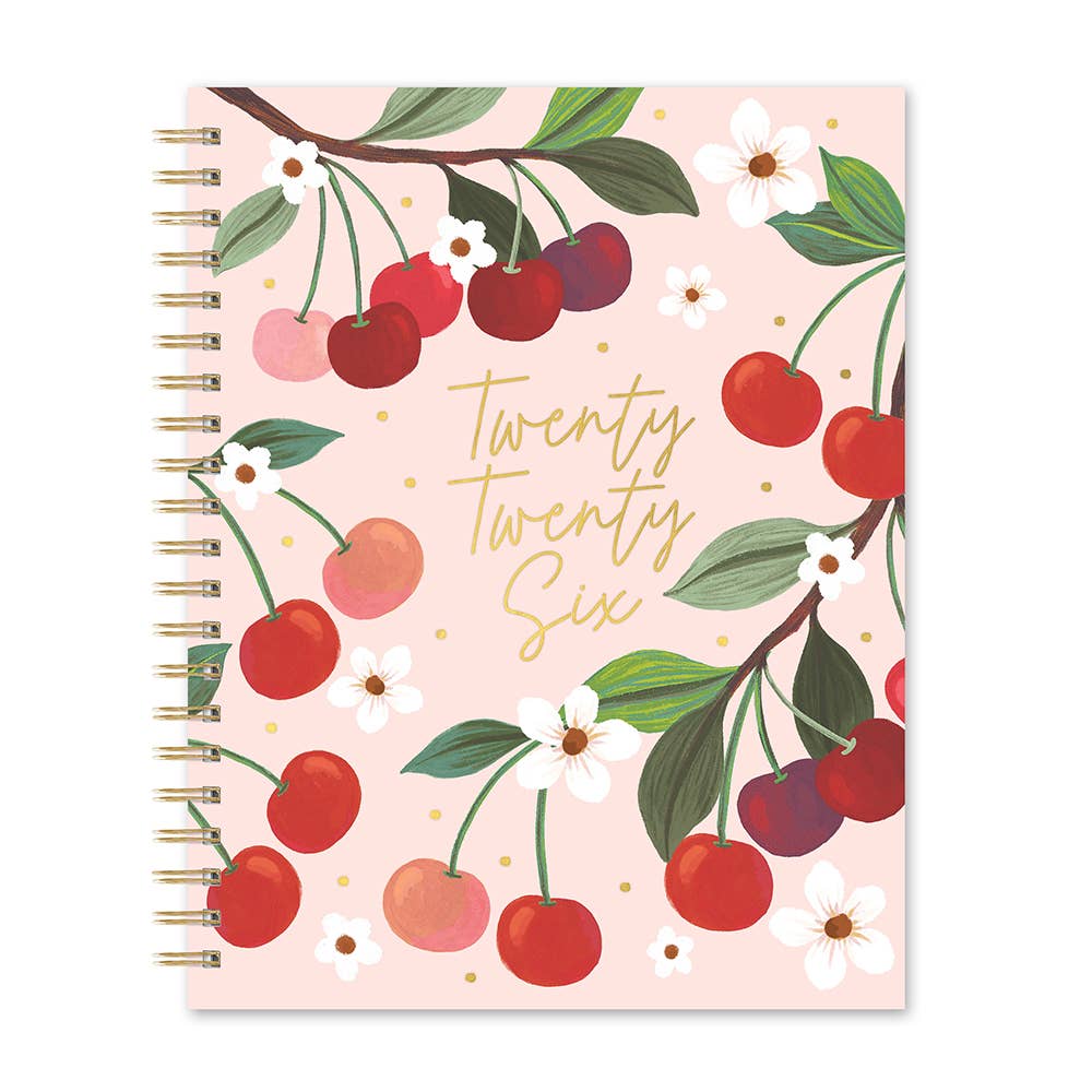 2026 Extra-Large Spiral Planner - Fruit & Flora