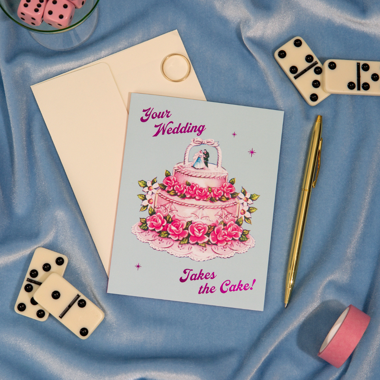 Greeting Card - Wedding Takes the Cake