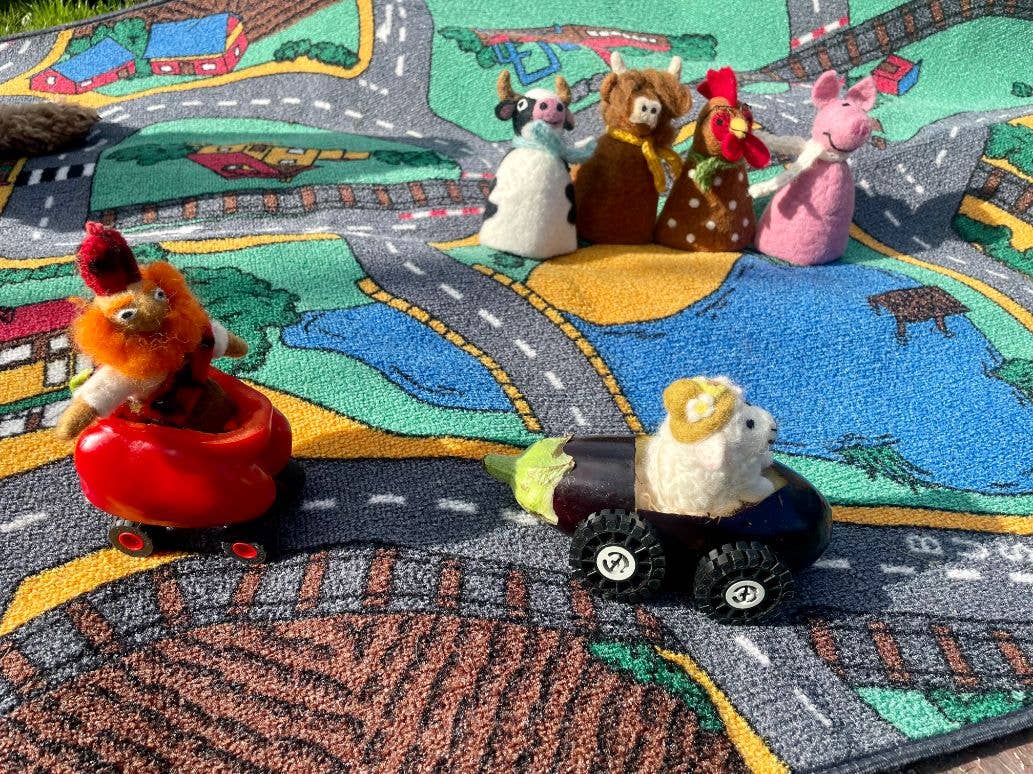 Handmade Felt Ornament - Gloria the Sheep