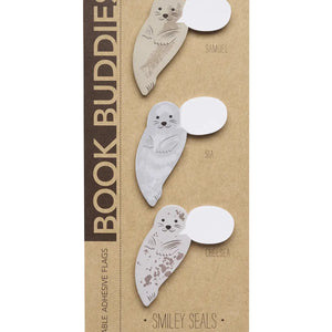 Book Buddies Page Flags - Smiley Seals