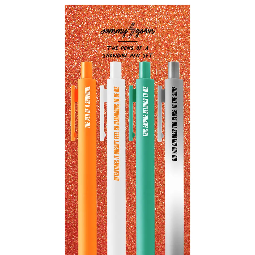 Gel Pen Set - Pens Of A Showgirl