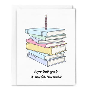 Greeting Card - One For The Books