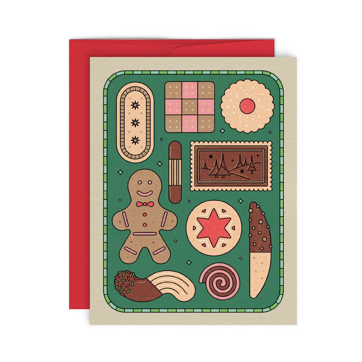 Paperole Greeting Card - Christmas Sweets