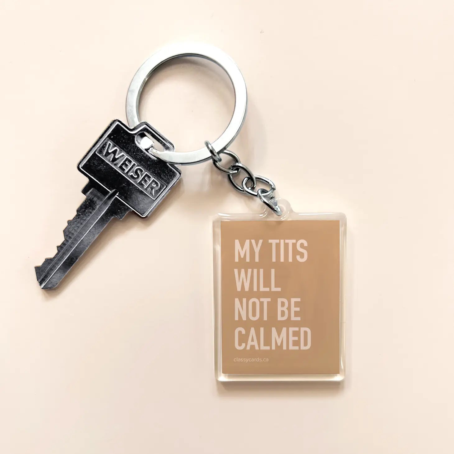 Keychain - Tits Not Calmed