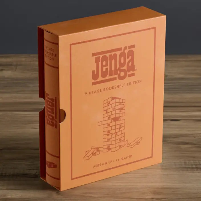 Vintage Bookshelf Game - Jenga