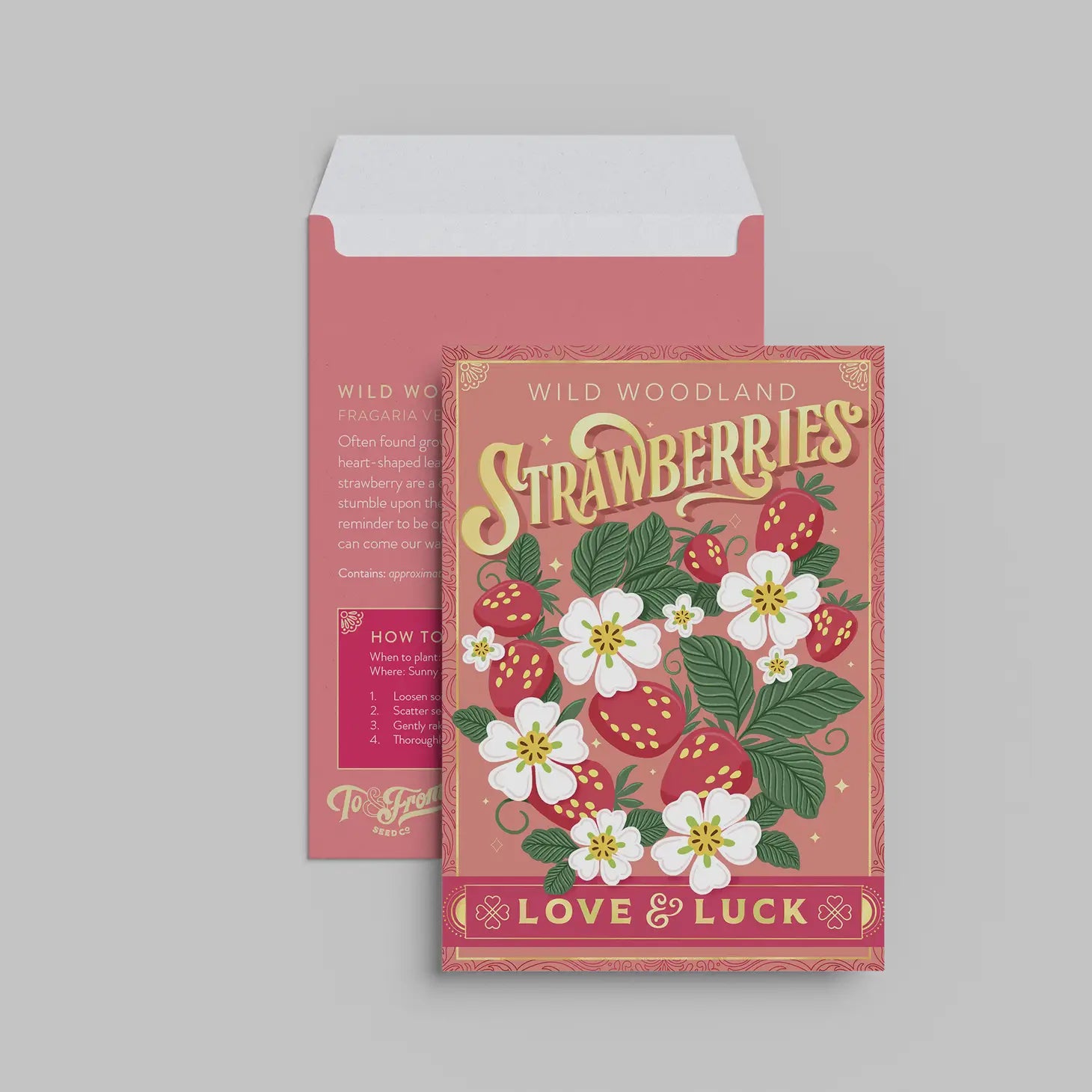 Seed Packet - Strawberries