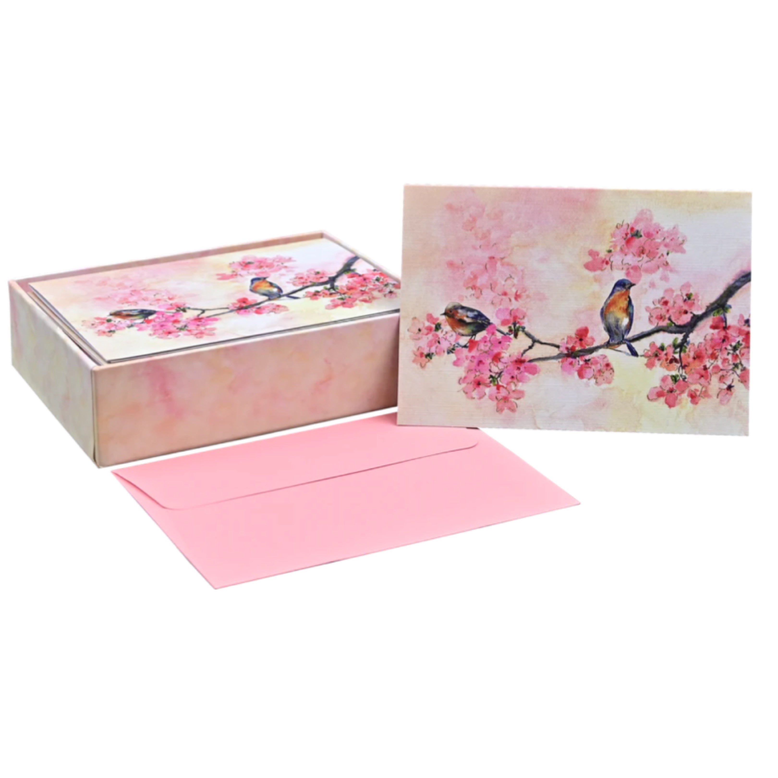 Peter Pauper Boxed Notes - Cherry Blossoms In Spring