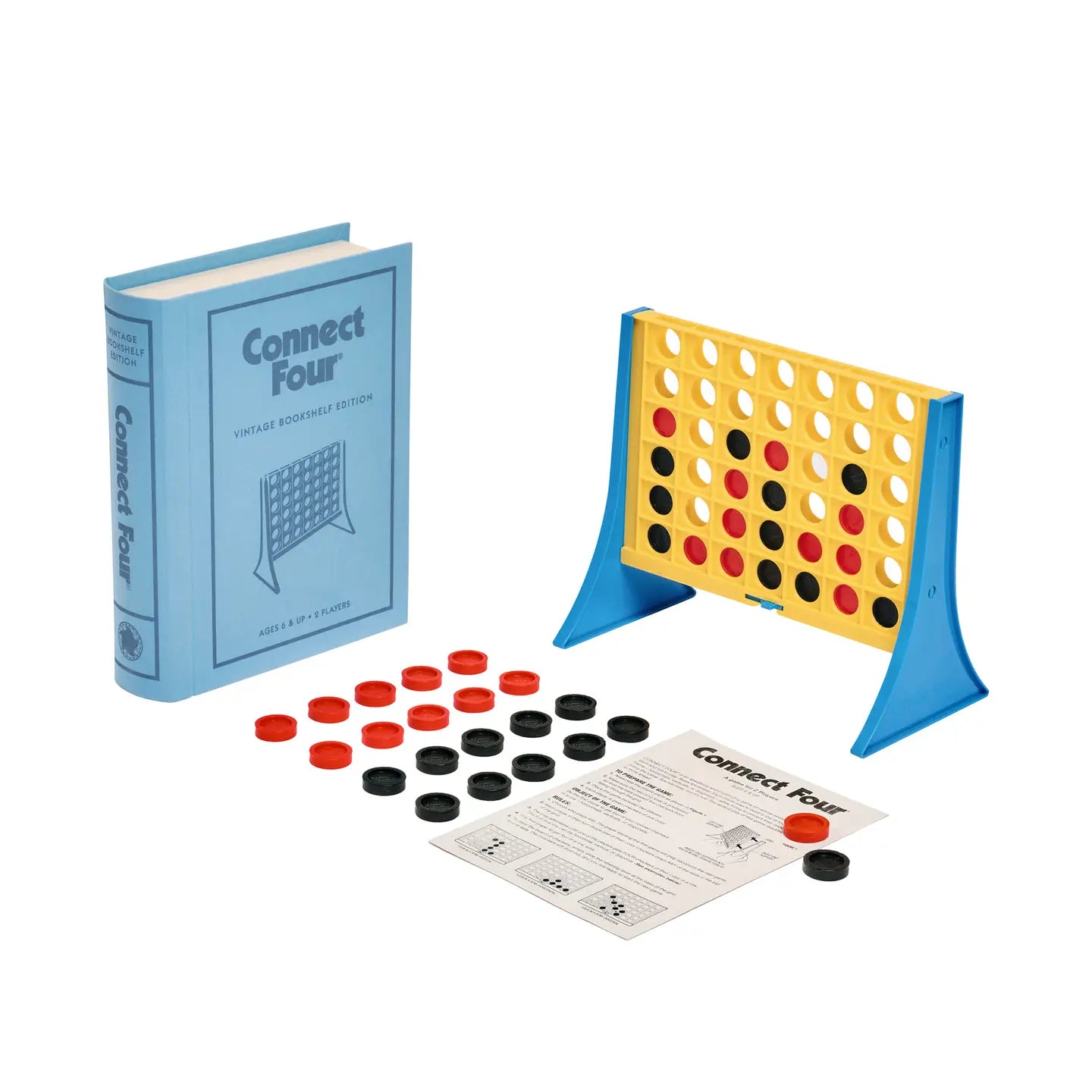 Vintage Bookshelf Game - Connect 4