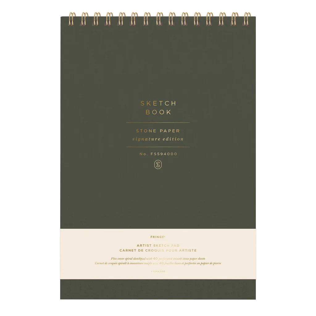 Stone Paper Sketchpad - Olive