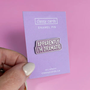 Classy Cards Enamel Pin - Dramatic