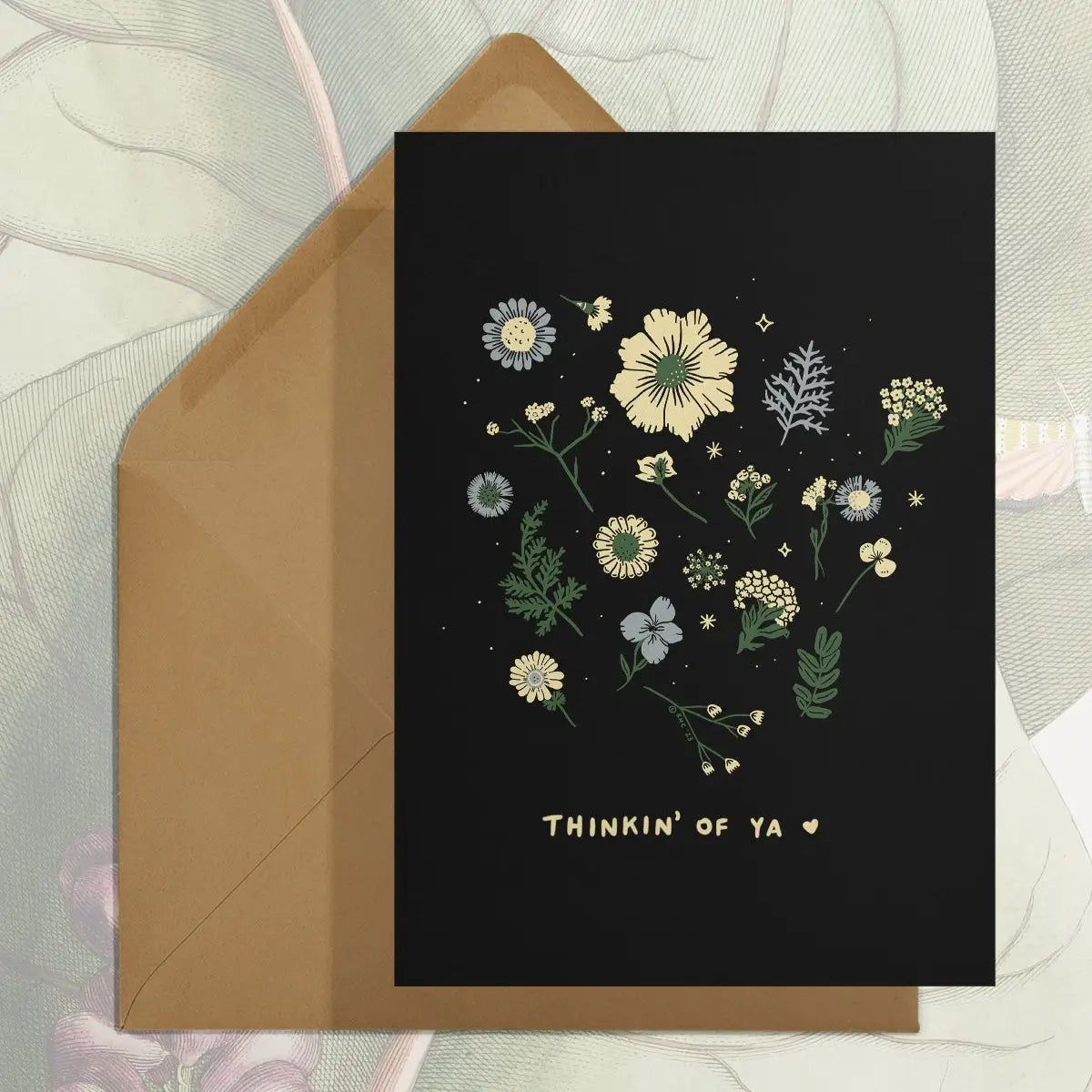 Greeting Card - Thinkin' Of Ya