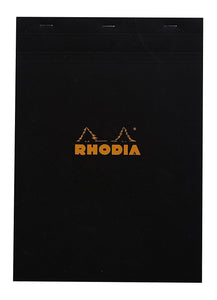 Rhodia Notepad Stapled N° 18 Grid - Black