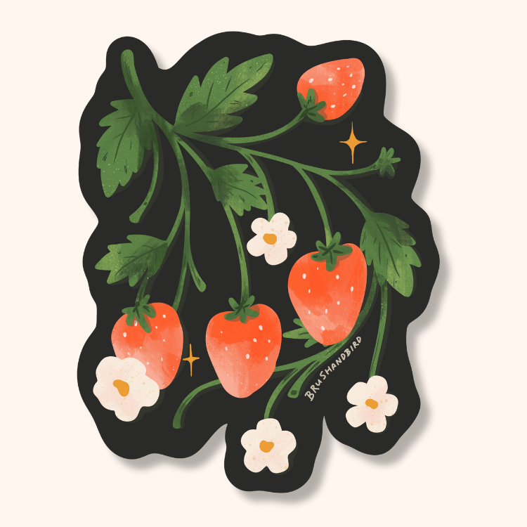 Sticker - Wild Strawberries