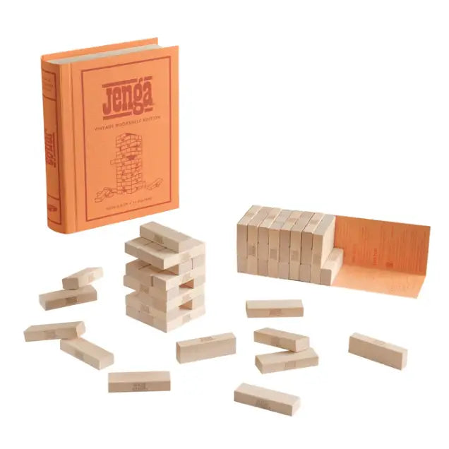 Vintage Bookshelf Game - Jenga