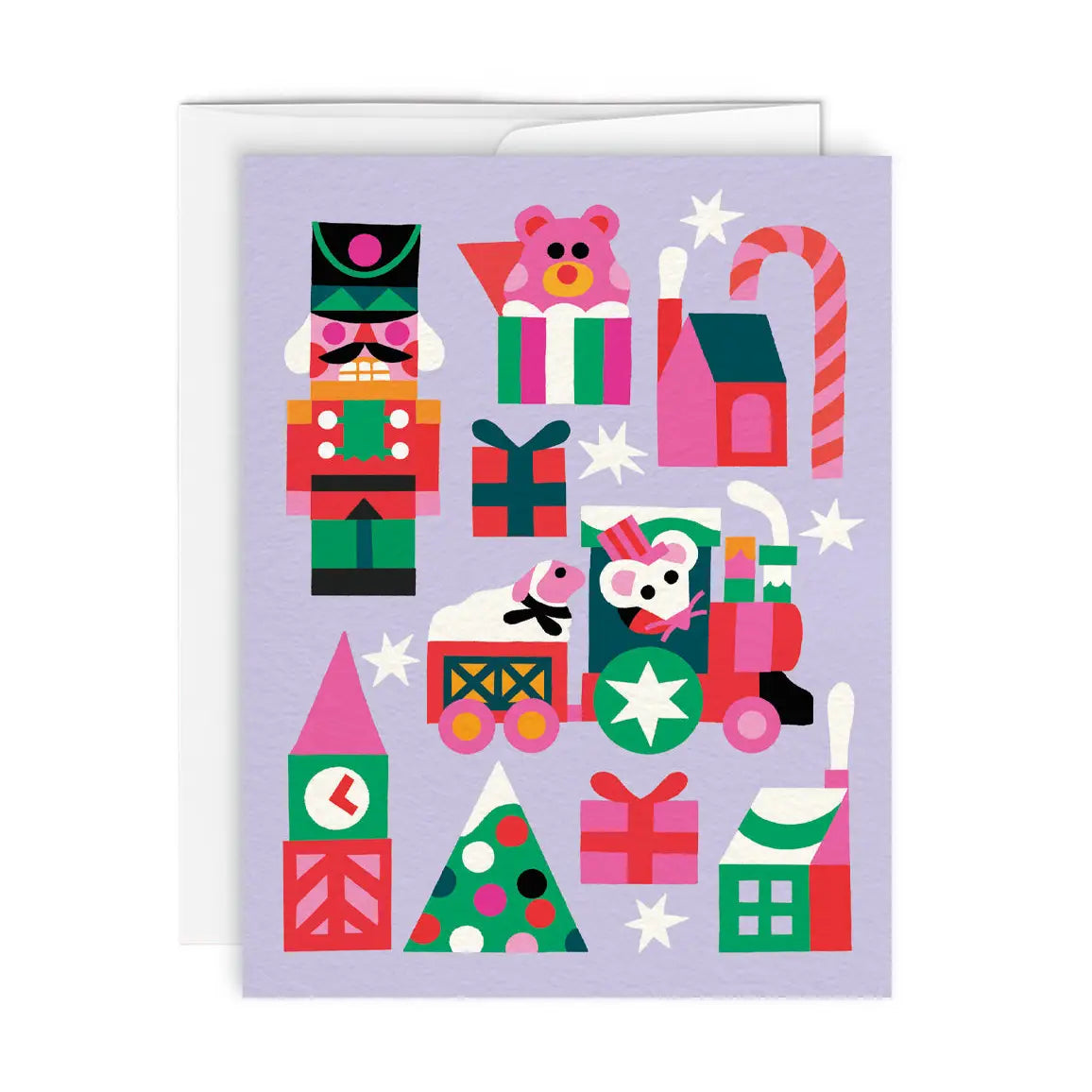 Paperole Greeting Card - Little Train